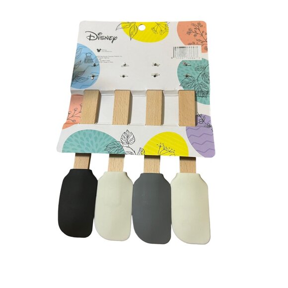Disney 4 Pack Silicone Spatulas Easter Designs Mickey Minnie Mouse NEW - Picture 5 of 5